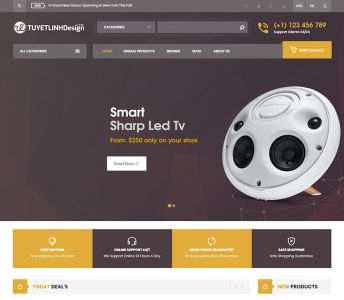 Mẫu website thương mại điện tử - WDTMDT - 11